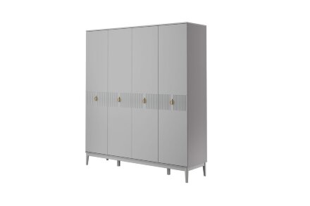 Шкаф 4-х дверный Фарго, Антрацит 