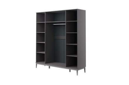 Шкаф 4-х дверный Фарго, Антрацит 